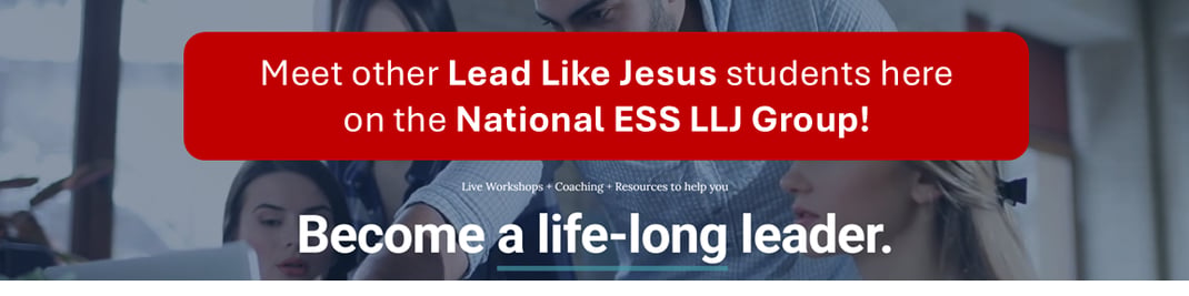 Lead like Jesus banner _ national group