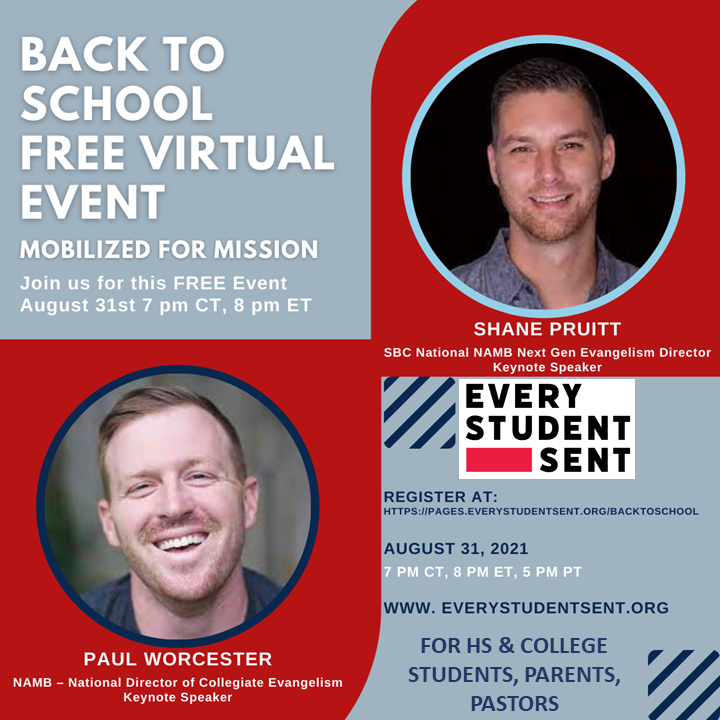 Aug 31 Mobilized for Mission Shane and Paul